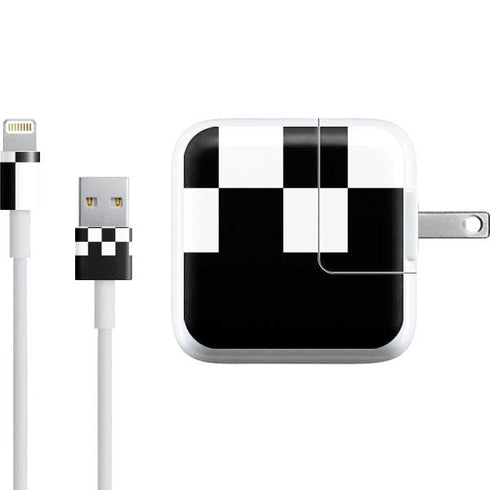Checkerboard Split iPad Charger (10W USB) Skin