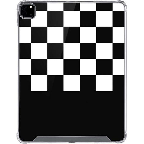 Checkerboard Split iPad Pro 12.9in (2020) Clear Case