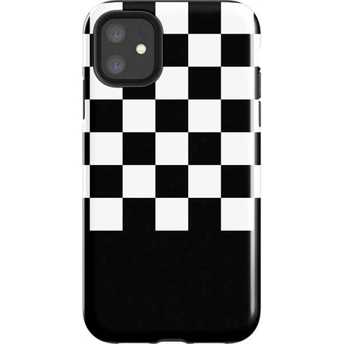 Checkerboard Split iPhone 11 Impact Case