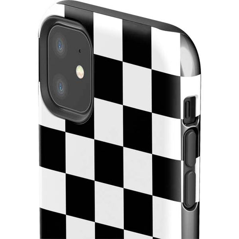 Checkerboard Split iPhone 11 Impact Case
