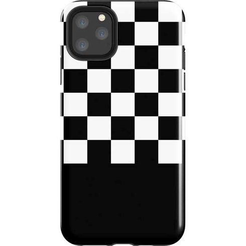 Checkerboard Split iPhone 11 Pro Max Impact Case