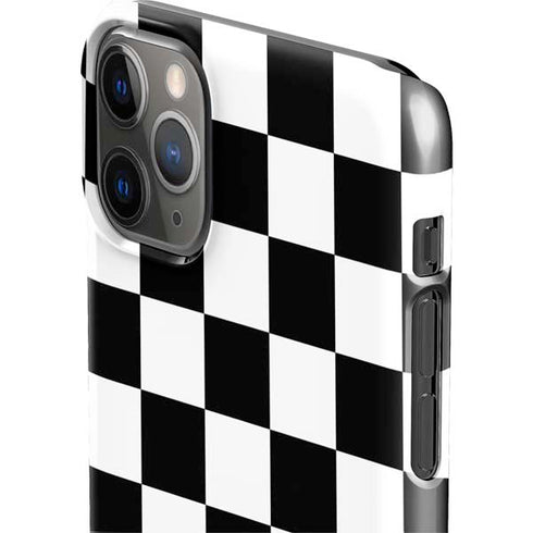 Checkerboard Split iPhone 11 Pro Max Lite Case