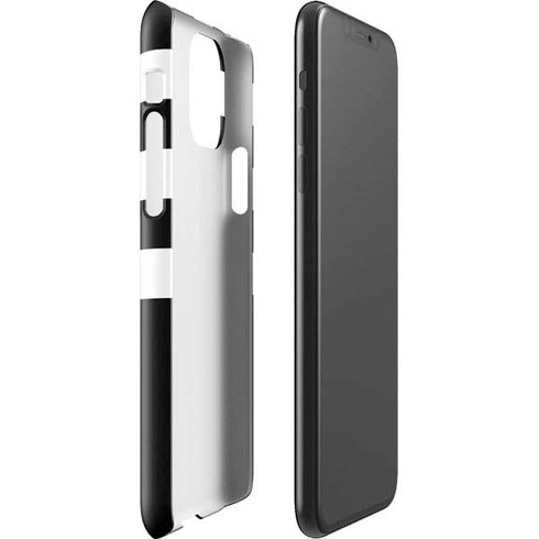Checkerboard Split iPhone 11 Pro Max Lite Case
