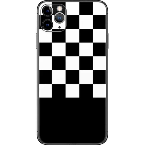 Checkerboard Split iPhone 11 Pro Max Skin