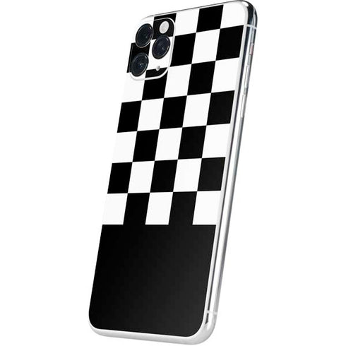 Checkerboard Split iPhone 11 Pro Max Skin