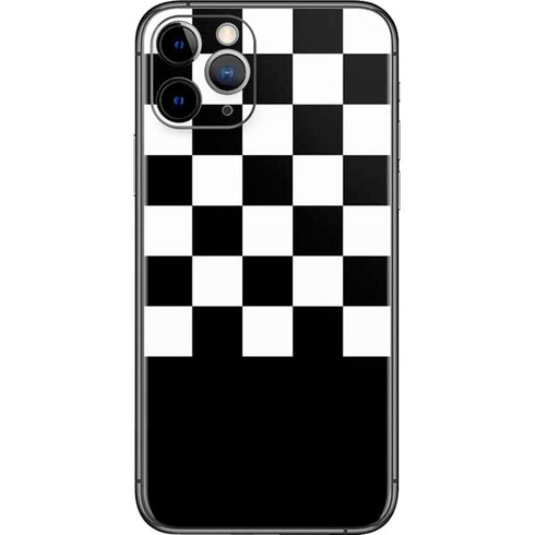 Checkerboard Split iPhone 11 Pro Skin
