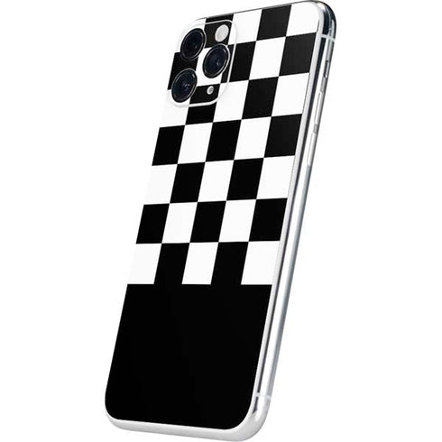 Checkerboard Split iPhone 11 Pro Skin