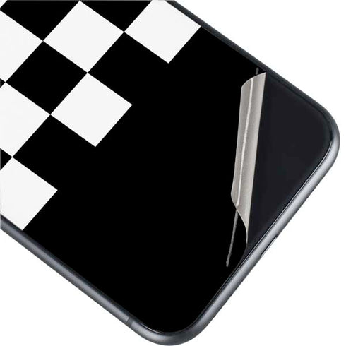 Checkerboard Split iPhone 11 Skin