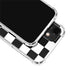 Checkerboard Split iPhone 12 Clear Case
