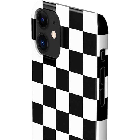 Checkerboard Split iPhone 12 Mini Lite Case