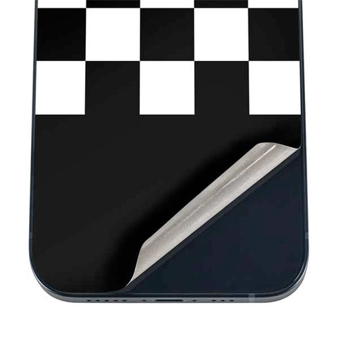 Checkerboard Split iPhone 12 Mini Skin