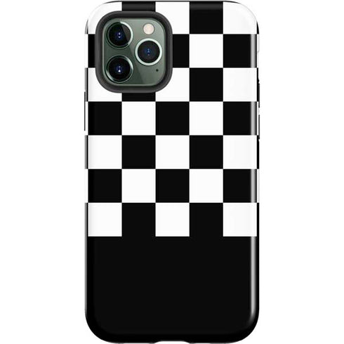 Checkerboard Split iPhone 12 Pro Max Impact Case