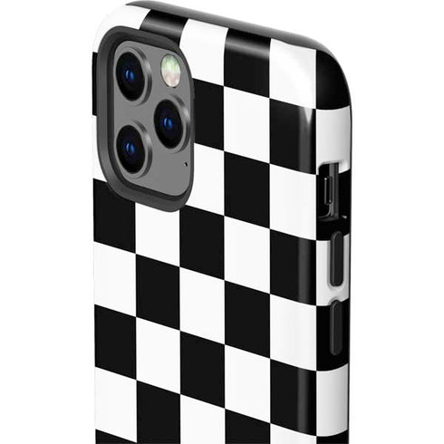 Checkerboard Split iPhone 12 Pro Max Impact Case