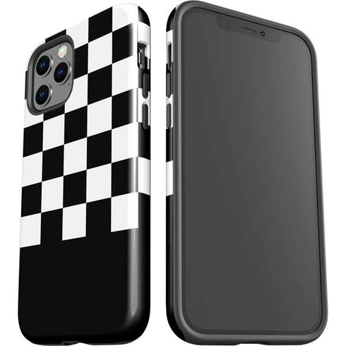 Checkerboard Split iPhone 12 Pro Max Impact Case