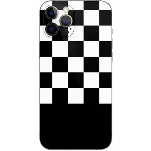 Checkerboard Split iPhone 12 Pro Max Skin