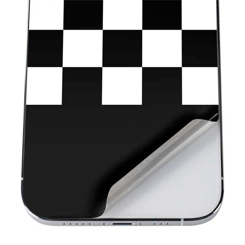 Checkerboard Split iPhone 12 Pro Max Skin