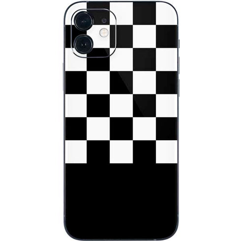 Checkerboard Split iPhone 12 Skin