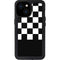 Checkerboard Split iPhone 13 Mini Waterproof Case