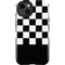 Checkerboard Split iPhone 14 Plus Impact Case