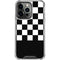 Checkerboard Split iPhone 14 Pro Clear Case