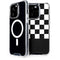 Checkerboard Split iPhone 15 Pro MagSafe Case
