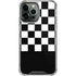 Checkerboard Split iPhone 15 Pro Max Clear Case
