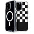 Checkerboard Split iPhone 15 Pro Max MagSafe Case