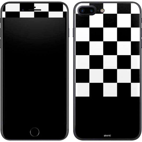 Checkerboard Split iPhone 7 Plus Skin
