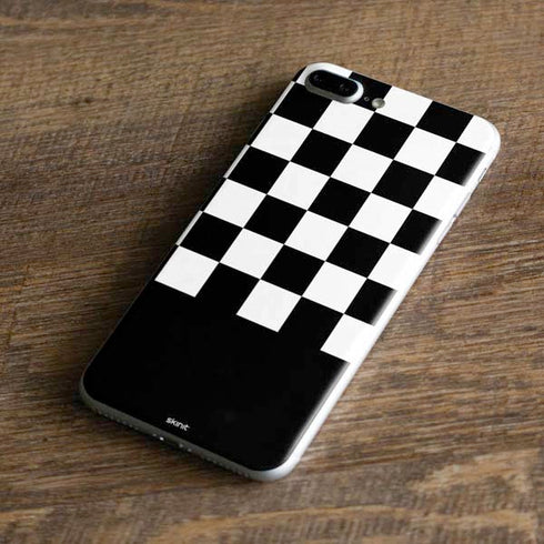 Checkerboard Split iPhone 7 Plus Skin