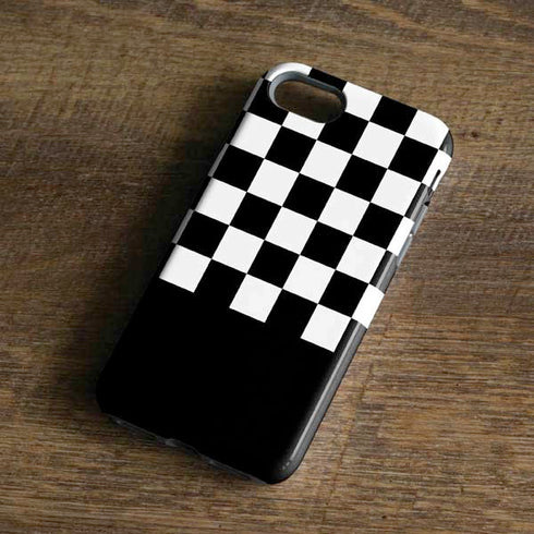 Checkerboard Split iPhone 8 Pro Case