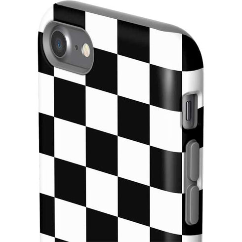 Checkerboard Split iPhone SE (2nd & 3rd Gen) Pro Case