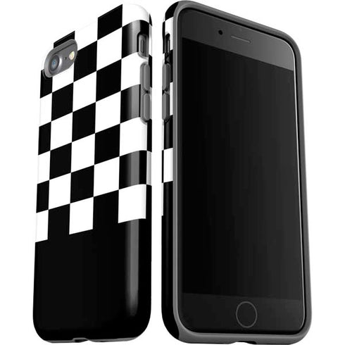 Checkerboard Split iPhone SE (2nd & 3rd Gen) Pro Case