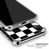 Checkerboard Split iPhone XR Clear Case