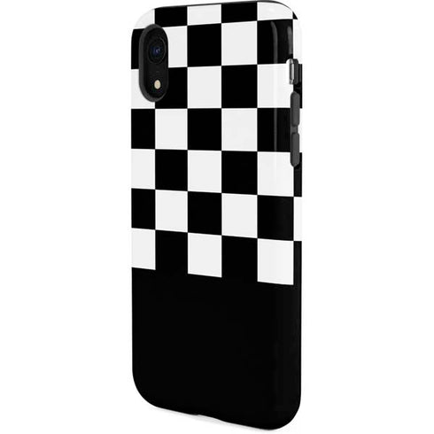 Checkerboard Split iPhone XR Pro Case