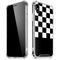 Checkerboard Split iPhone XS Max Clear Case