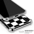 Checkerboard Split iPhone XS Max Clear Case