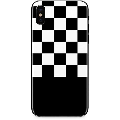Checkerboard Split iPhone XS Max Skin