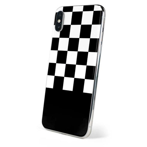 Checkerboard Split iPhone XS Max Skin