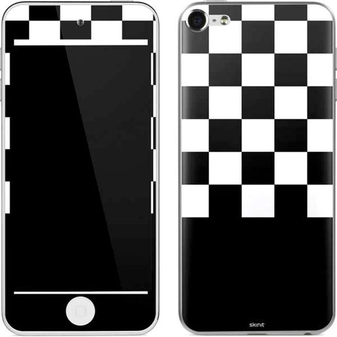 Checkerboard Split Apple iPod Skin