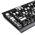 Checkerboard Split K95 RGB PLATINUM Mechanical Gaming Keyboard Skin