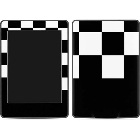 Checkerboard Split Amazon Kindle Skin