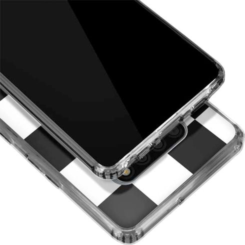 Checkerboard Split LG Stylo 6 Clear Case