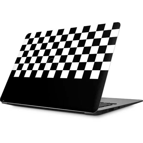 Checkerboard Split Apple MacBook Skin