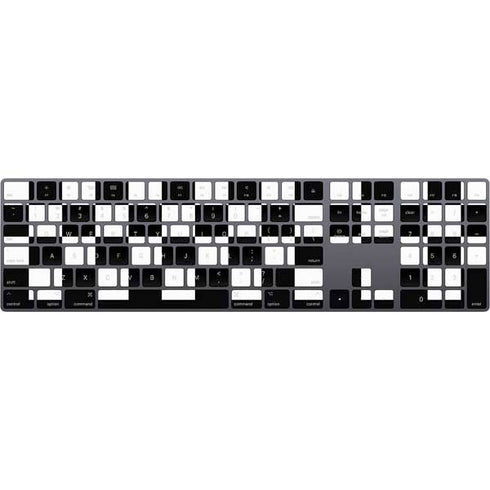 Checkerboard Split Magic Keyboard with Numeric Keypad Skin
