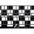 Checkerboard Split Magic Keyboard with Numeric Keypad Skin