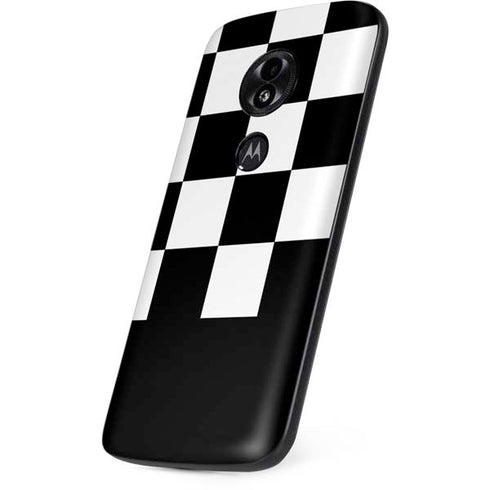 Checkerboard Split Moto E5 Play Skin