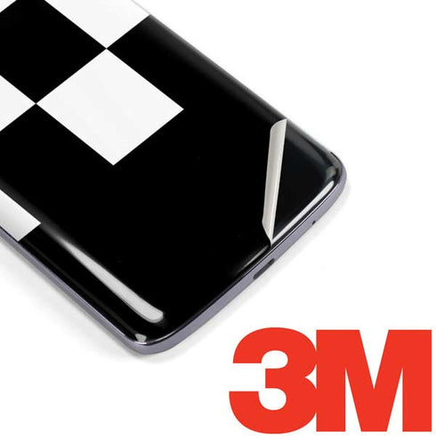 Checkerboard Split Moto E5 Plus Skin