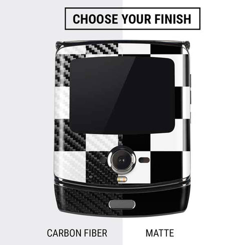Checkerboard Split Motorola RAZR Skin