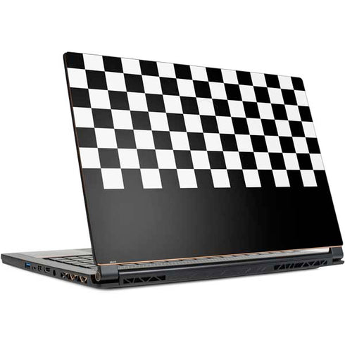 Checkerboard Split MSI GS65 Stealth Laptop Skin