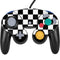 Checkerboard Split Nintendo GameCube Controller Skin